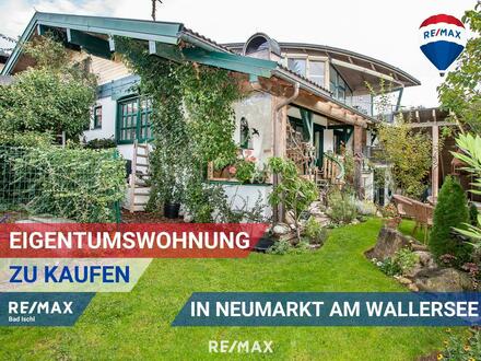 Neuer Preis! Sonnenplatz – Gartenwohnung in Neumarkt am Wallersee inklusive Carport!