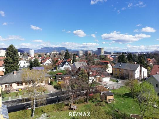 Lichtdurchflutete 3 Zimmer Maisonette mit traumhaftem Blick über Graz!!!