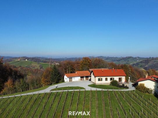 IN SLOWENIEN - Weingut in spektakulärer Alleinlage mit traumhafter Aussicht!