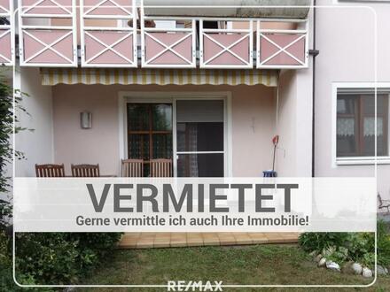 sehr gepflegte Erdgeschosswohnung mit Terrasse und angrenzendem Garten