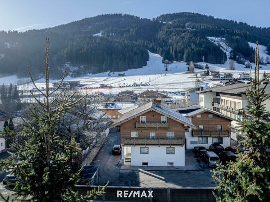 Häusertrio am Skigebiet Wilder Kaiser