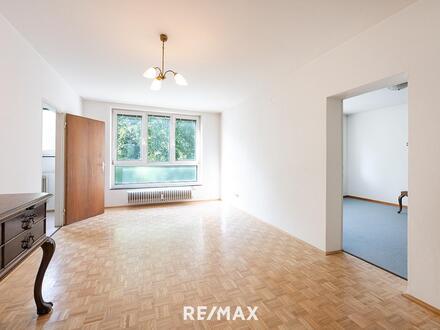 Kreative Gestaltung und Wertsteigerung: Helle 3-Zimmer-Wohnung mit Süd-Loggia