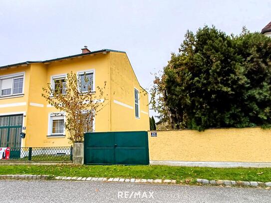 Einfamilienhaus auf Doppelgrundstück in Pöttsching mit Stadl und Garage