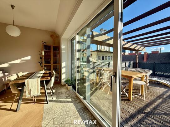 Stilvolles Wohnen im 3. Bezirk – Exklusive, vollmöblierte Wohnung mit großzügiger Dachterrasse!