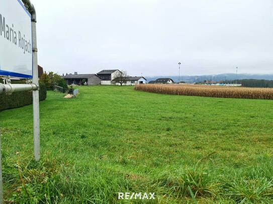 Großzügiges Baugrundstück ohne Bauverpflichtung in schöner Lage bei St. Andrä/Maria Rojach