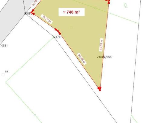 Großer Baugrund beim Bauernsee >700 m² verbaubar