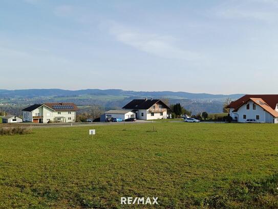 Baugrundstück mit Blick ins Donautal