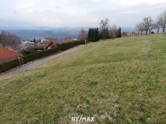 Grundstück mit Blick auf die Burg Vichtenstein