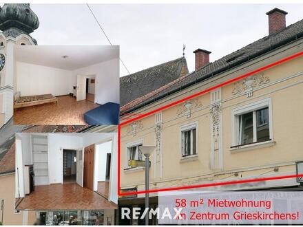Nette 2,5-Zimmer Mietwohnung im Zentrum von Grieskirchen!