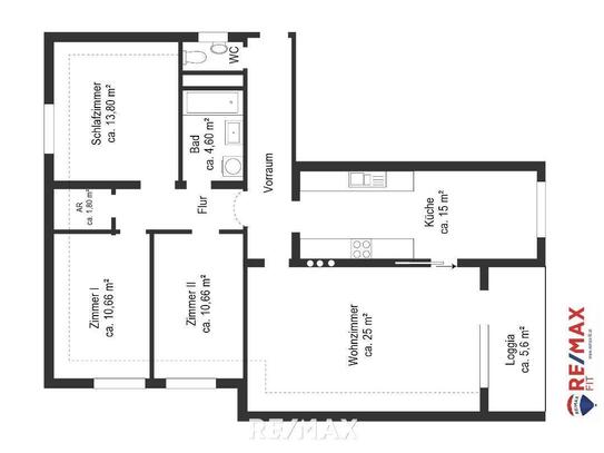 Großzügige 4-Zimmer-Familienwohnung mit Garage in ruhiger Lage (unmöbliert)