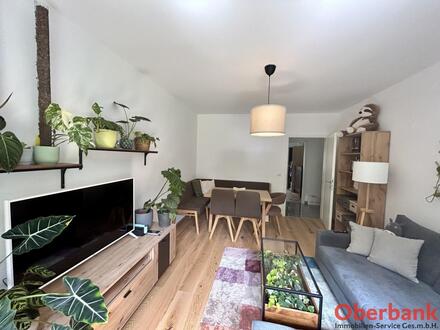 Hochwertig sanierte 3 Zimmerwohnung mit französischem Balkon in beliebter Leondinger Lage