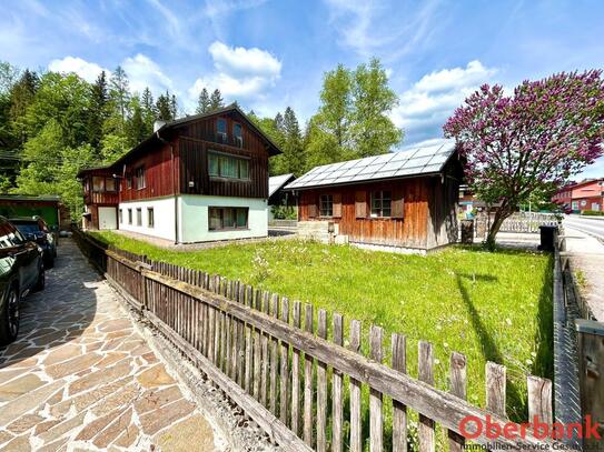 Idyllisch an der Traun gelegenes Ein-/Zweifamilienhaus nahe Ortszentrum