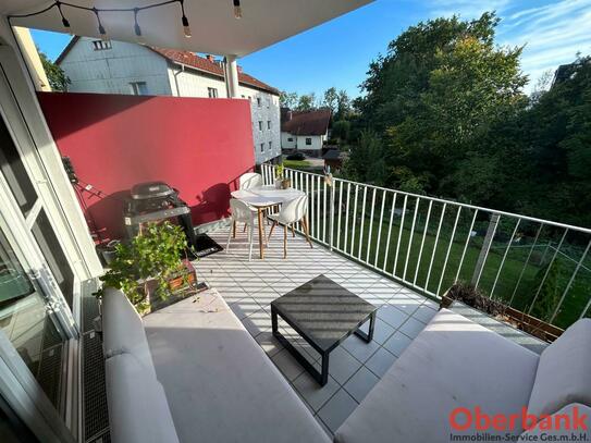 Neuwertig - barrierefrei - Balkon mit Blick ins Grüne - Garagenplatz und zentrumsnah - das alles bietet Ihr neues Zuhau…