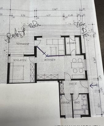 3-Zimmer-Souterain-Wohnung in ruhigem Zweifamilienhaus zu vermieten!