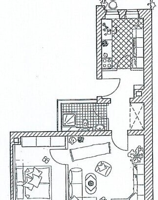 2-Raum-Wohnung mit Balkon - Sachnummer 5708