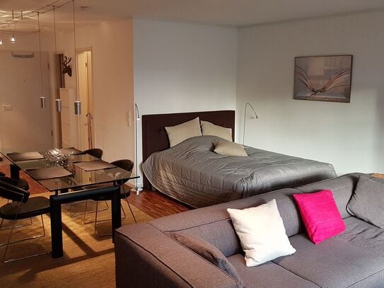 Stylish one-room apartment 55qm, south-west terrace, parking, S-Bahn, in Oberursel (Taunus)