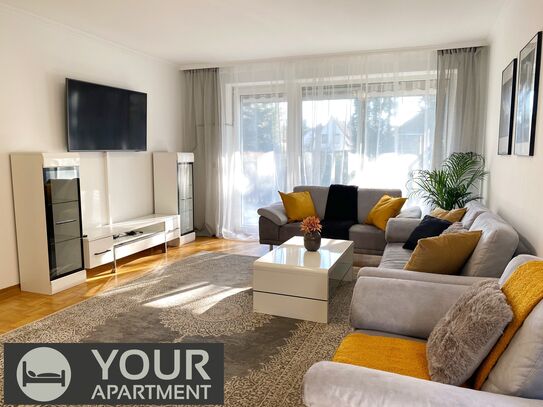 Vollmöblierte Zwei-Zimmer-Wohnung mit Tiefgaragenstellplatz im Herzen von HH-Bramfeld!