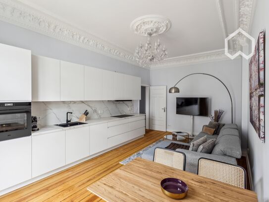 Design apartment with balcony in St.Georg near Alster