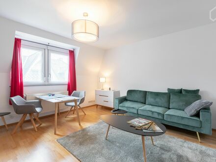 Urban eingerichtete Wohnung im Norden Frankfurts, skandinavisch angehaucht