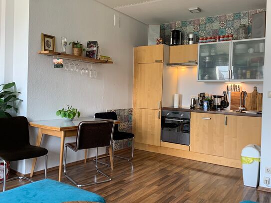 Very bright rooftop terrace apartment in a central location in Aachen