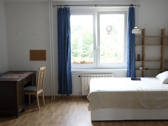 Helles, großzügiges Zimmer in einer 3er WG