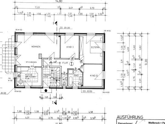 Norderstedt-Mitte near Hamburg e 4 room ground floor apartment with terrace & garden