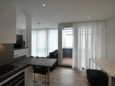 Neubau Apartment für 1 Person, möbliert, ohne Ausstattung und Internet, zentral in Offenbach