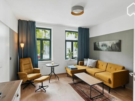 Gemütliche und wundervoll möblierte Wohnung in Leipzig