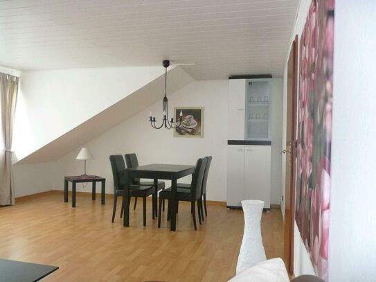 Fashionable 2-room attic apartment with balcony in Ratingen