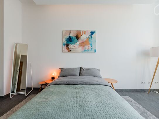 Luxurious 4-Room Apartment in Prime Berlin Mitte Location – Elegant Furnishings and Balcony