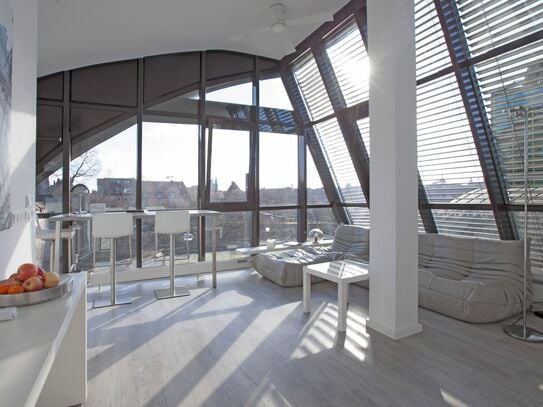 Exclusive & modern loft with fantastic castle view