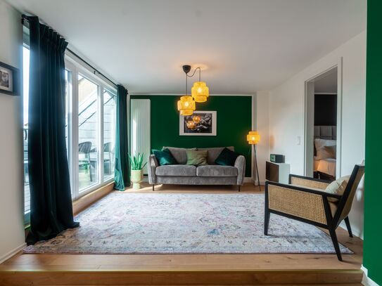 Bright and nice rooftop flat located in Essen