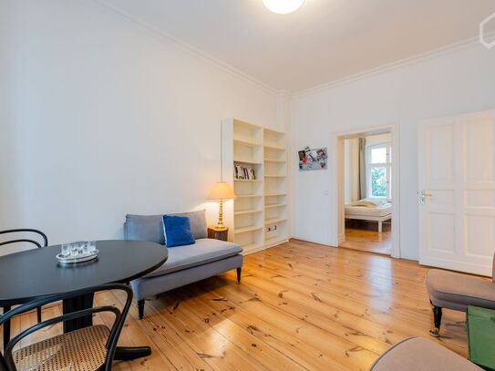 Charming & modern old building apartment with balcony at Nordbahnhof in Mitte, Berlin - Amsterdam Apartments for Rent