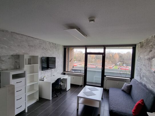 Stylish 1-room apartment with balcony - core renovated and modernized