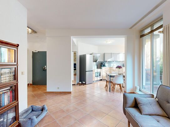 Moderne 3-Zimmer-Wohnung mit Terrasse, 50m von der Weser in Mitte