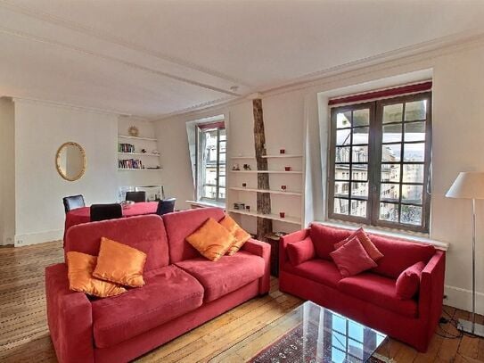 Rental Furnished Appartment - 2 Rooms - 45m² - Île de la Cité - Île Saint Louis - 75004