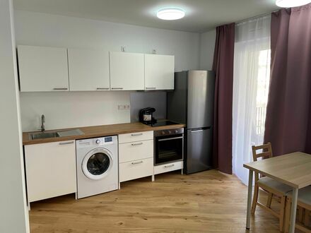 Erstbezug: Möblierte Neubauwohnung mit EBK im Angerbogen | First occupancy: Furnished new apartment with fitted kitchen…