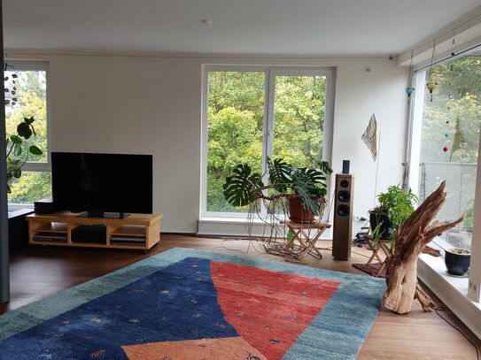 Large open-plan penthouse in Hanover not far from the Maschsee.