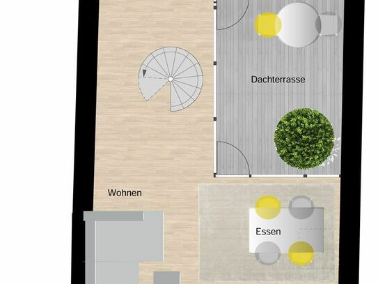 Loftiges Dachgeschoss-Maisonette-Apartment mit Dachterrasse! Super zentral und komplett ausgestattet, Nähe Hackesche Hö…