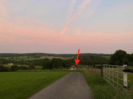 Helles, stylisches Zuhause für Home Office mit Panoramablick in der Natur (Nümbrecht)