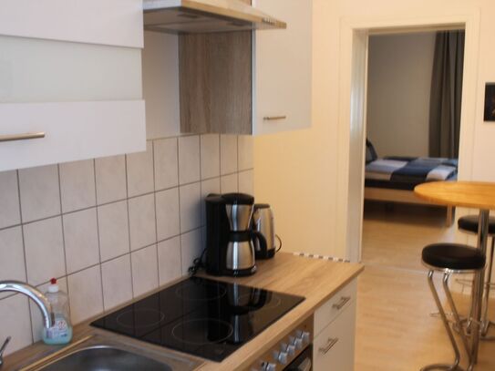 beautfully furnished 1.5 room apartment with kitchenette and balcony, Dortmund - Amsterdam Apartments for Rent