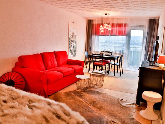 Frankfurt 15 Minutes -Penthouse Studio - Red Bamboo -