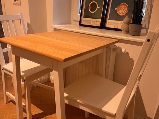Studio-Apartment mit Boxspringbett, Smart-TV und Waschmaschine + Terrasse