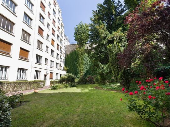 3 Schlafzimmer, Balkon und Büro in Auteuil