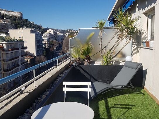 Amazing terrace in Nice city centre