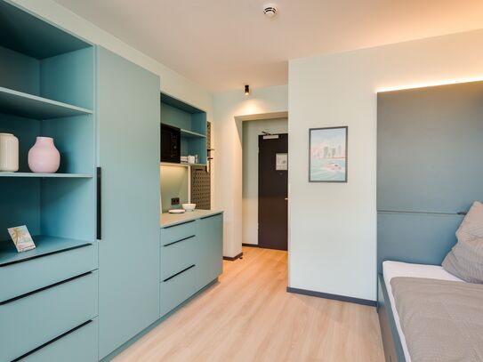 Dein Apartment im Langzeit-Hotel mit einem Flair von Vintage (Typ Beach, 16-19 m²)