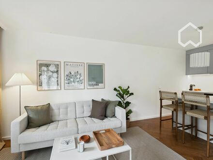 Design Apartment mit grüner Terrasse in Bestlage Rotherbaum/Pöseldorf - 2 Min. zur Alster. Schwimmbad, Sauna und Tiefga…