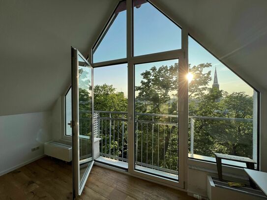 Apartment mit Skyline-Blick