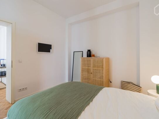 Quiet, fully furnished 2-room apartment with balcony in Prenzlauer Berg, Berlin - Amsterdam Apartments for Rent