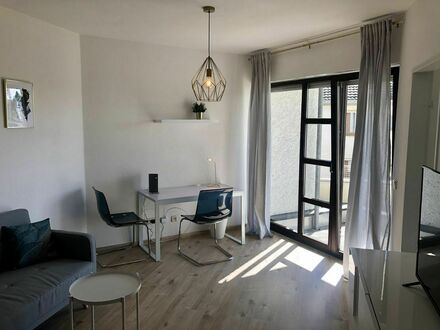 Hochwertige & voll möblierte 1-Zimmer Wohnung auf Zeit (4 Minuten zu WHU) | High quality & fully furnished 1 bedroom te…